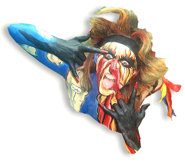 Bodypainting vor Ort . Bodypainting . Showprogramm . Animation . Tattoo . Ornament . K&ouml;rperbemalung