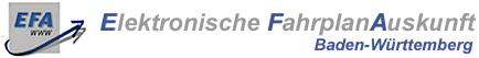 Elektronische Fahrplanauskunft Baden-Württemberg