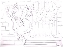 ausmalbild . malvorlage der drache fidlipidli @ [theater] Dimbeldu ... hier klicken