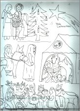 ausmalbild . malvorlage die weihnachstgeschichte @ [theater] Dimbeldu ... hier klicken